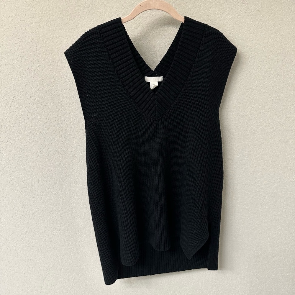 H&M oversized sweater vest!